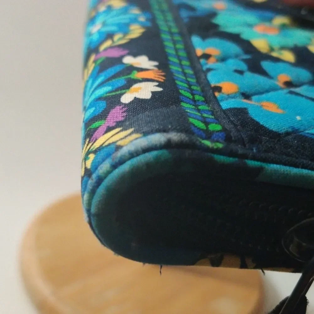Vera Bradley MidNight Blue and Black Hues Floral Clutch Wallet - Picture 10 of 16